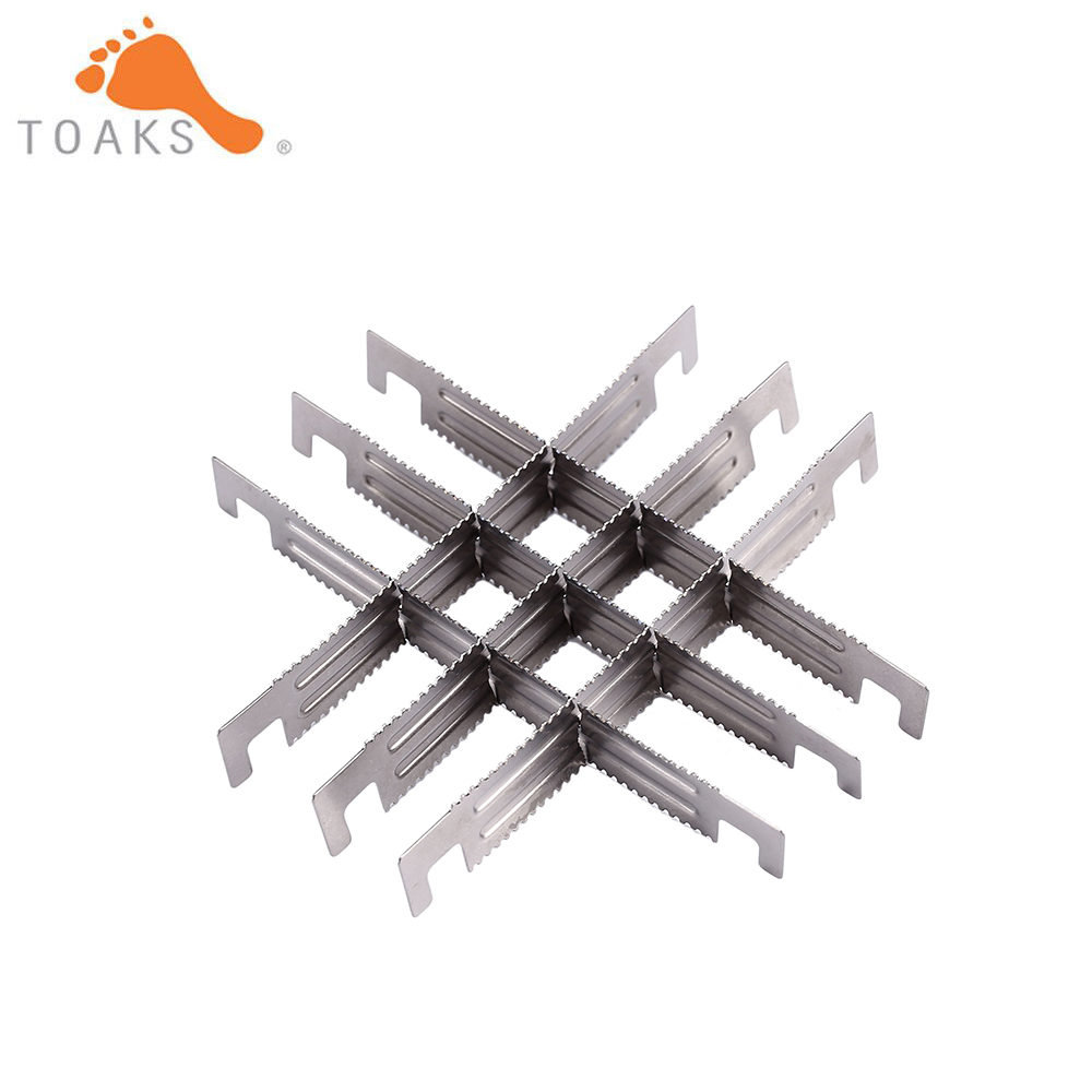 Outdoor Camping Stove Wood - 2/4/6 adet TOAKS Açık Titanyum Odun