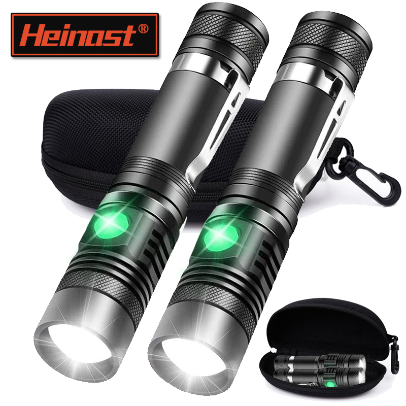 Outdoor Camping Adventures - Şarj edilebilir T6 El Feneri Kullanımı