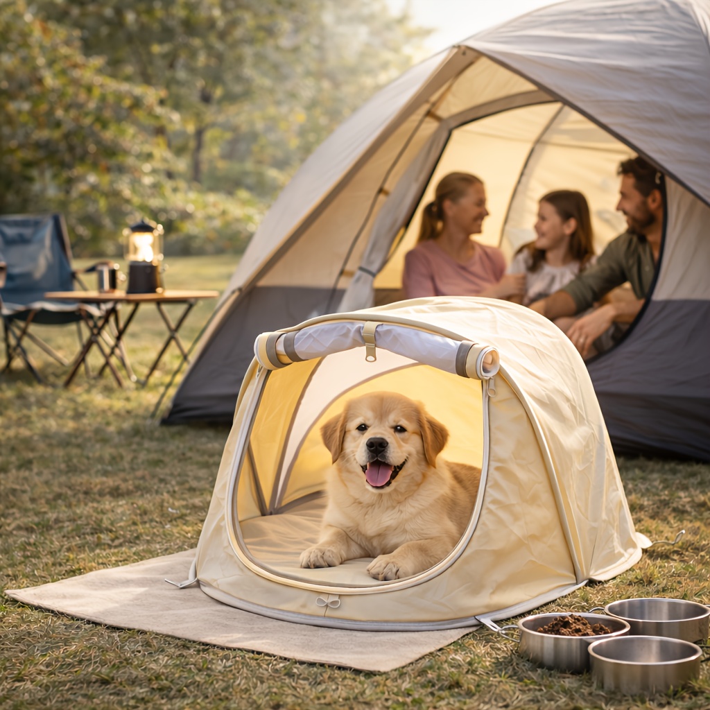 Outdoor Camping Dog Fence - Katlanabilir Evcil Hayvan Çadırı Taşınabilir Köpek