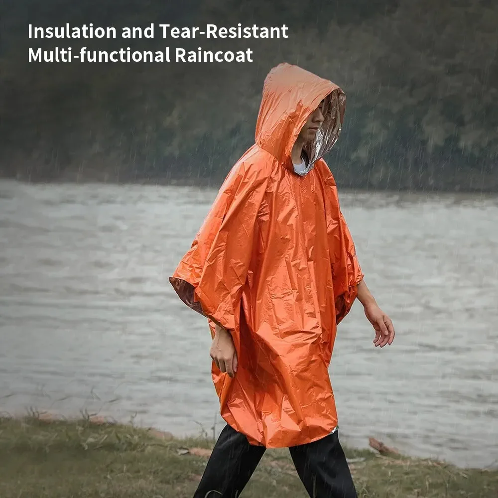 Camping Rain Poncho - Acil Yağmurluk Panço Su Geçirmez Yağmurluk