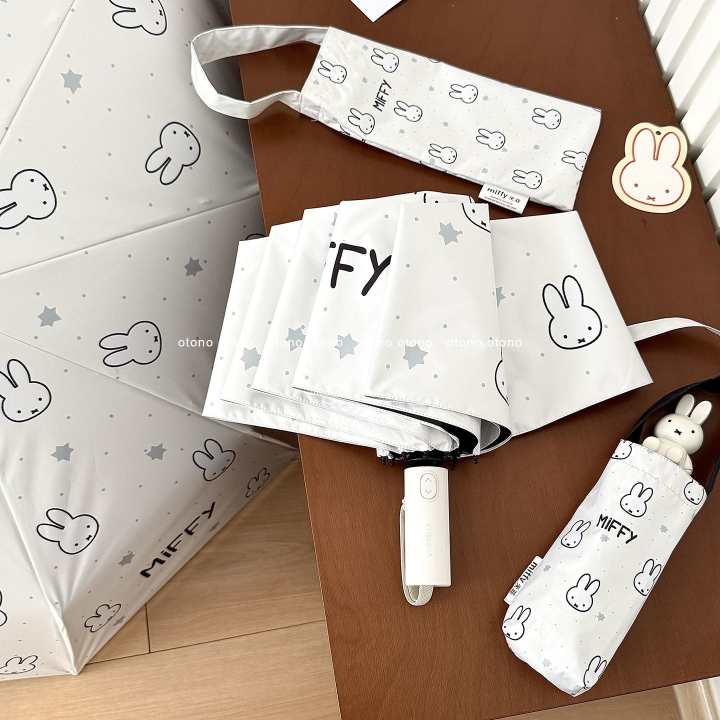 Outdoor Camping Japan - Sevimli Kawaii Miffy Şemsiye Kadın Katlanır