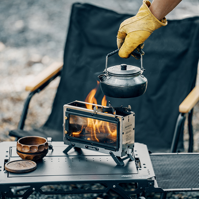 Outdoor Camping Stove Wood - Goout Springhill Odun Sobası Taşınabilir Yakacak