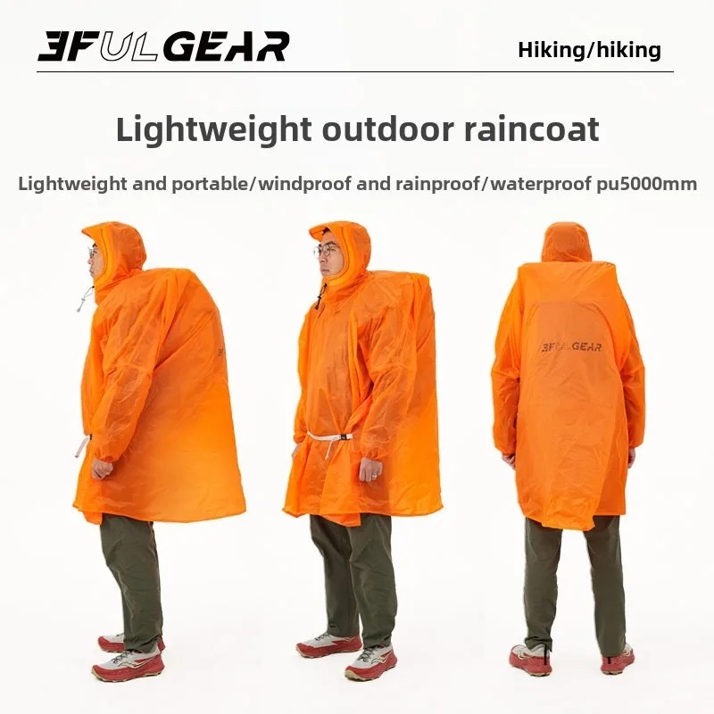 Camping Rain Poncho - Ultralight Yağmur Pançosu 3F UL GEAR