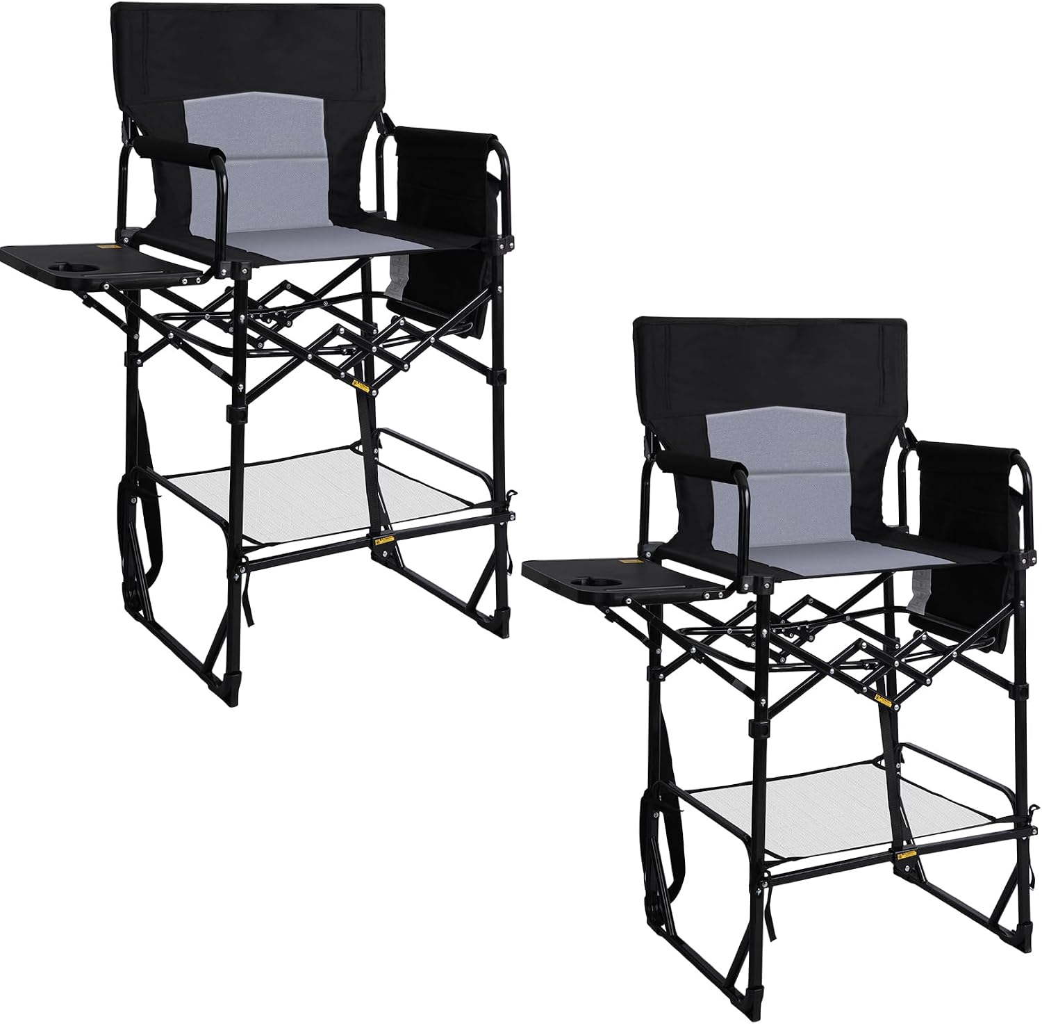 Outdoor Camping Table With Storage - 2'li Paket Ekstra Uzun Katlanır Kamp