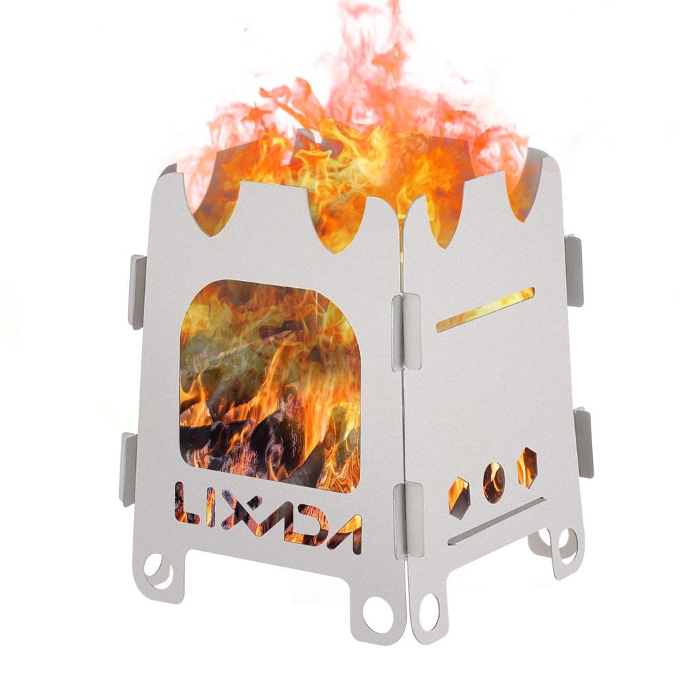 Lixada titanyum/paslanmaz çeli - Outdoor Camping Stove Wood incelemesi ve fiyatı