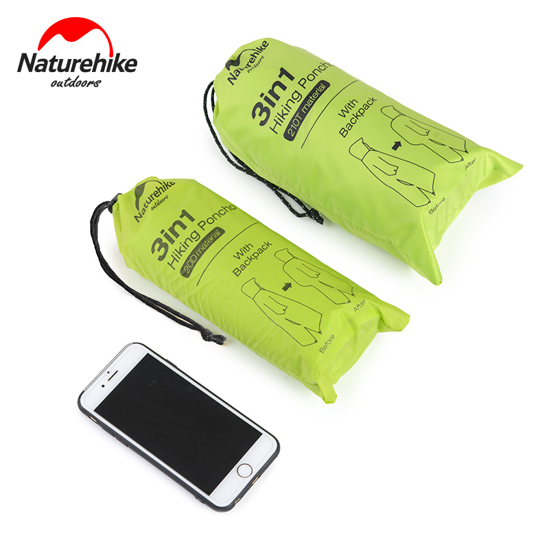 Naturehike Yağmur Ceket 3'ü 1  - Camping Rain Poncho incelemesi ve fiyatı