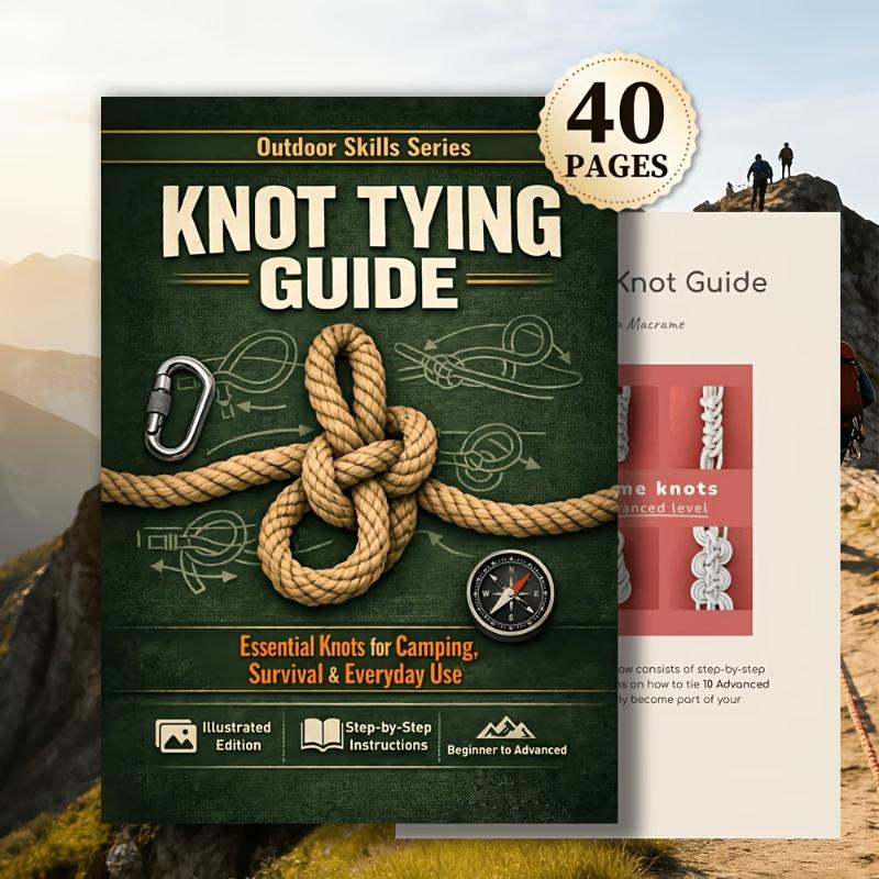 Temel Düğüm Bağlama Kılavuz Ki - Outdoor Camping Adventures incelemesi ve fiyatı