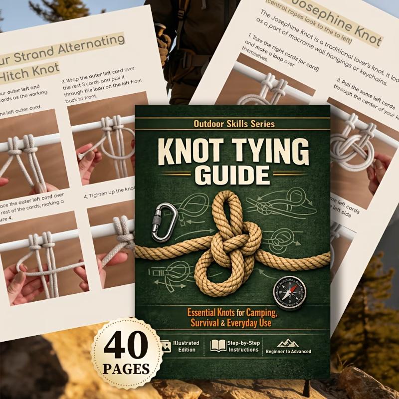 Temel Düğüm Bağlama Kılavuz Ki - Outdoor Camping Adventures incelemesi ve fiyatı