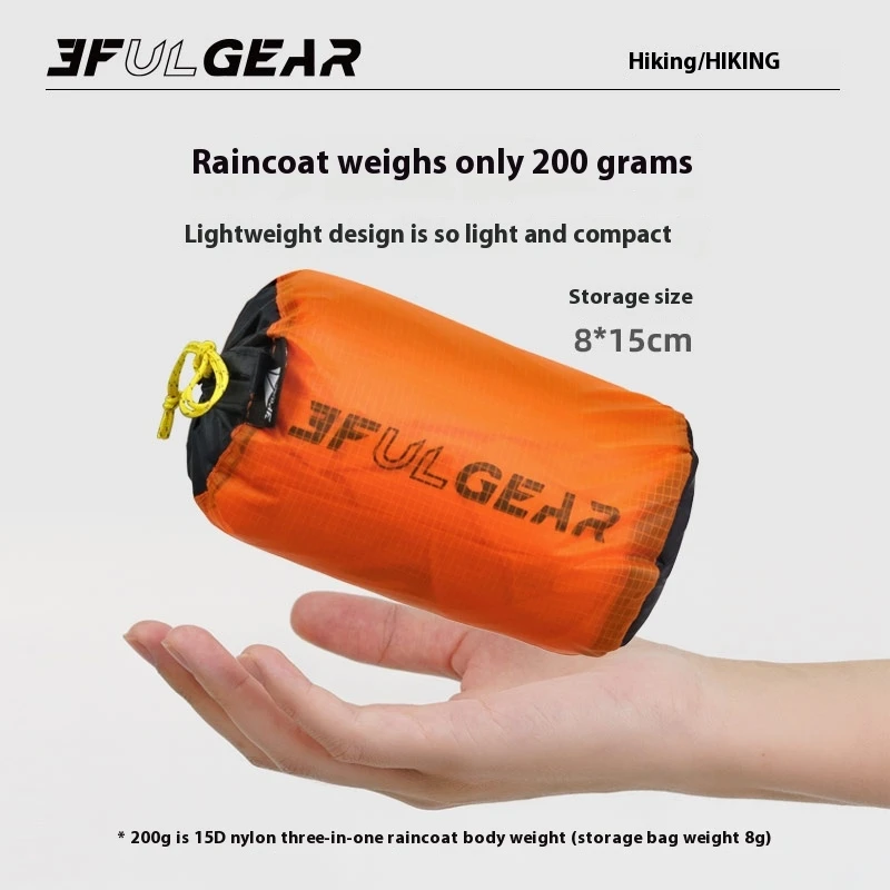 3F UL GEAR Ultralight Yürüyüş  - Camping Rain Poncho incelemesi ve fiyatı