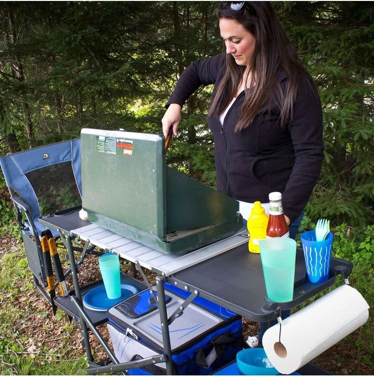 İnce Katlanabilir Portatif Kam - Outdoor Camping Kitchen incelemesi ve fiyatı