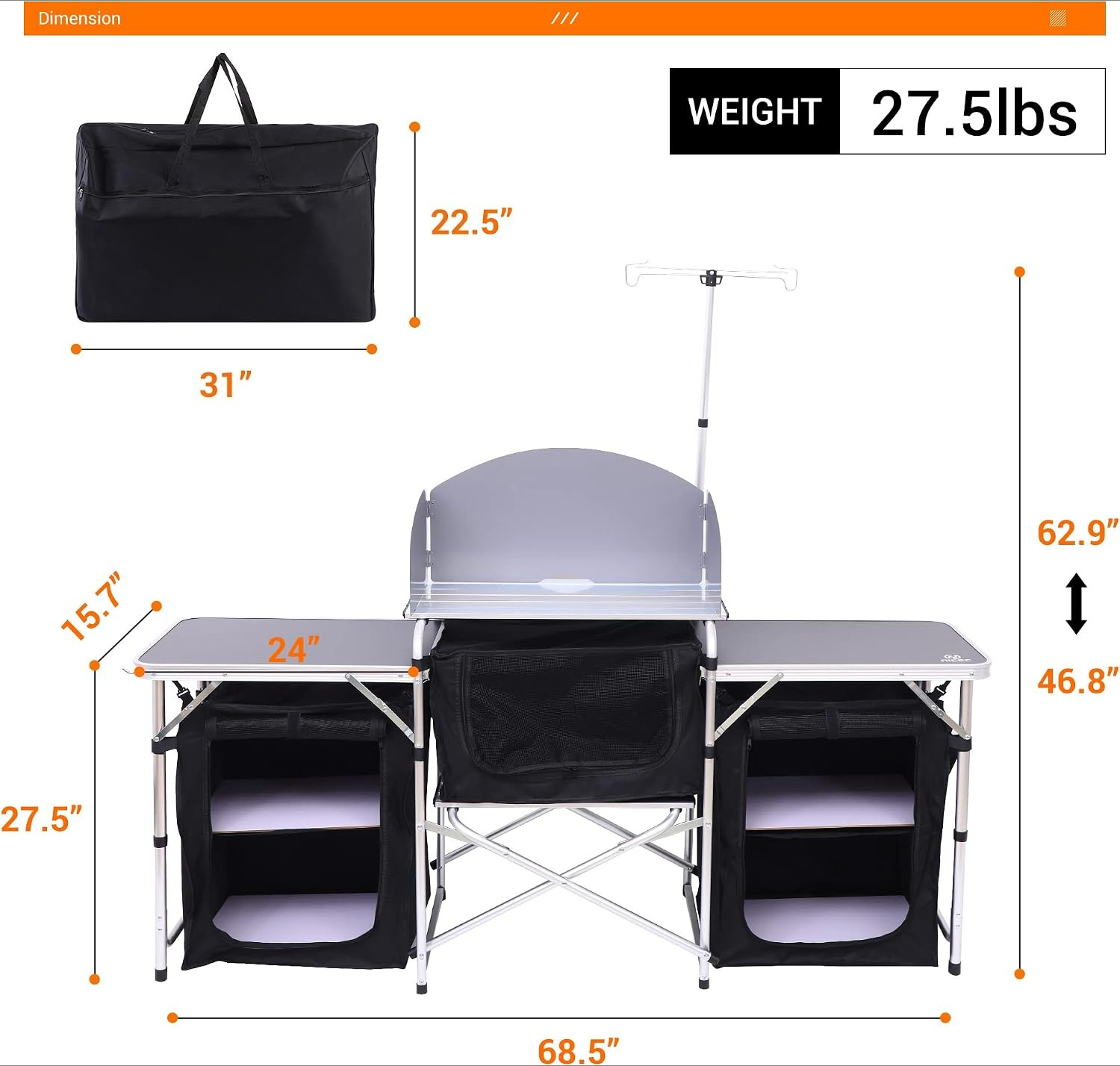 Katlanabilir Kamp Mutfak Masas - Outdoor Camping Kitchen Setup incelemesi ve fiyatı