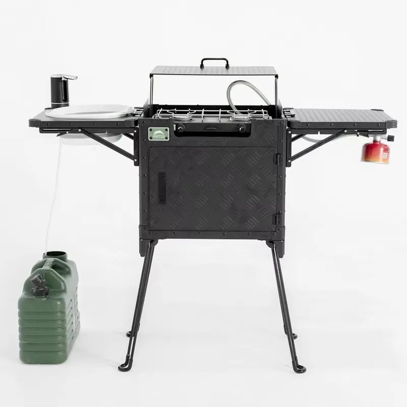 Lüks Aile Kamp Mutfağı Kurulum - Outdoor Camping Kitchen Setup incelemesi ve fiyatı