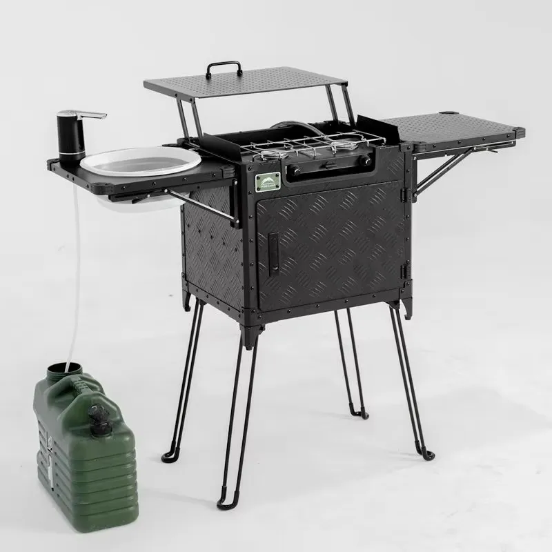 Lüks Aile Kamp Mutfağı Kurulum - Outdoor Camping Kitchen Setup incelemesi ve fiyatı