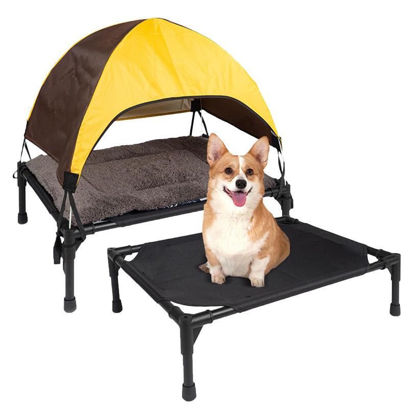 Açık yükseltilmiş köpek yatağı - Outdoor Camping Dog Fence incelemesi ve fiyatı
