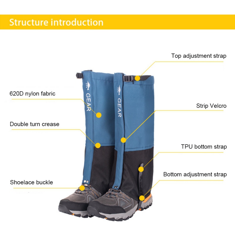 Açık Yürüyüş Su Geçirmez Kar L - Trekking Gaiters incelemesi ve fiyatı