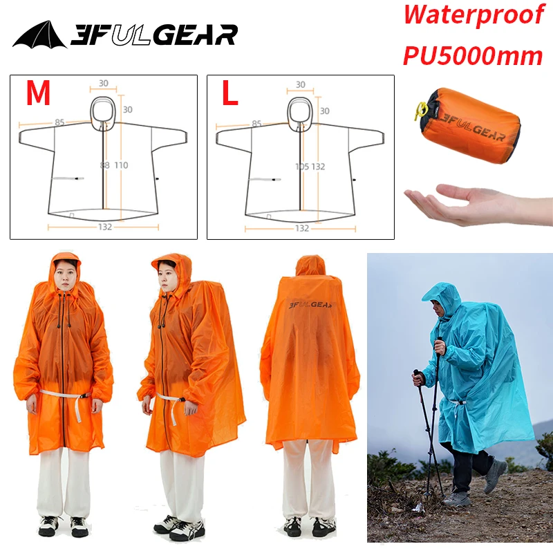 3F UL DIŞLI Fermuar Yağmurluk  - Camping Rain Poncho incelemesi ve fiyatı