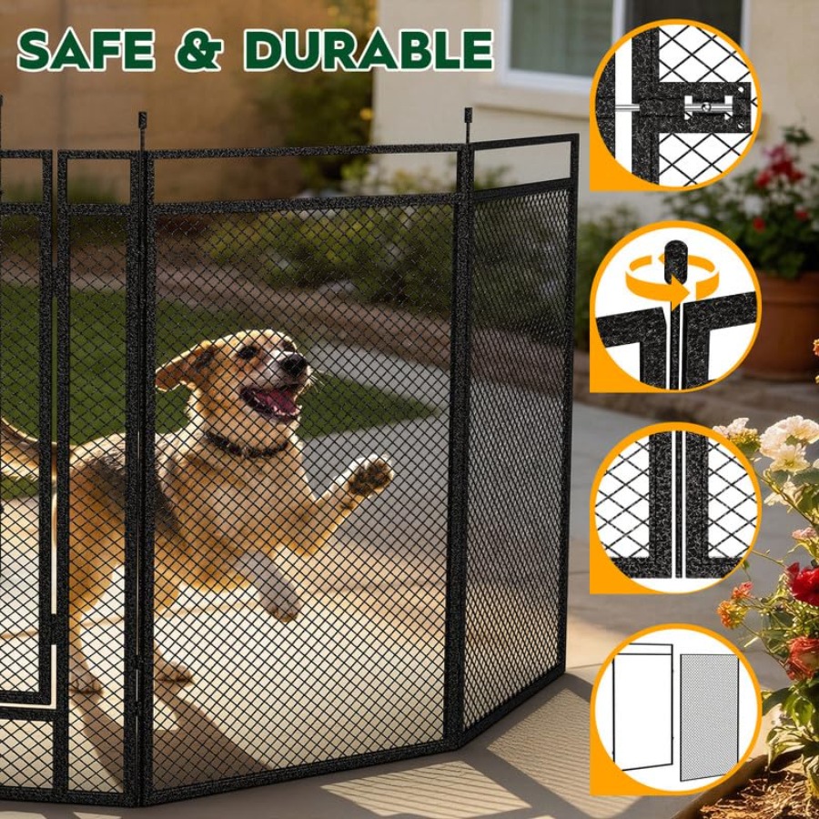 Güvenlik Fileli Köpek Oyun Par - Outdoor Camping Dog Fence incelemesi ve fiyatı