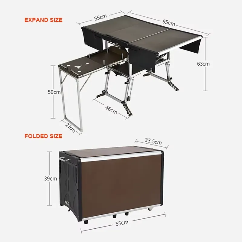 Kamp Mutfağı İçin Pratik Mutfa - Outdoor Camping Kitchen Setup incelemesi ve fiyatı