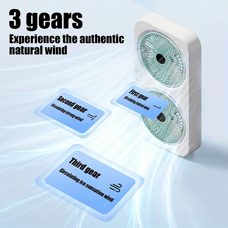 Çift Başlı USB Fan 360 Derece  - Outdoor Camping Fan incelemesi ve fiyatı