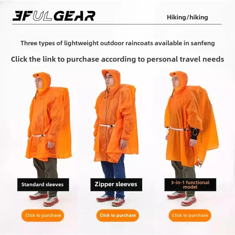 Ultralight Yağmur Pançosu 3F U - Camping Rain Poncho incelemesi ve fiyatı