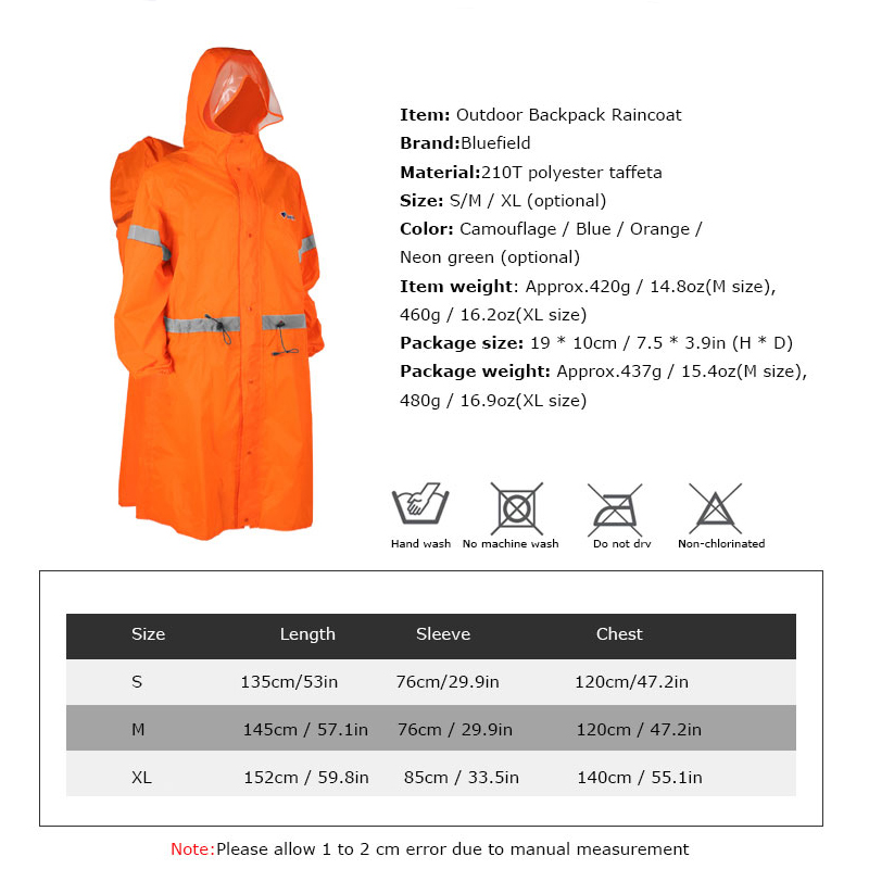 Unisex Yansıtıcı Açık Hava Tır - Camping Rain Poncho incelemesi ve fiyatı