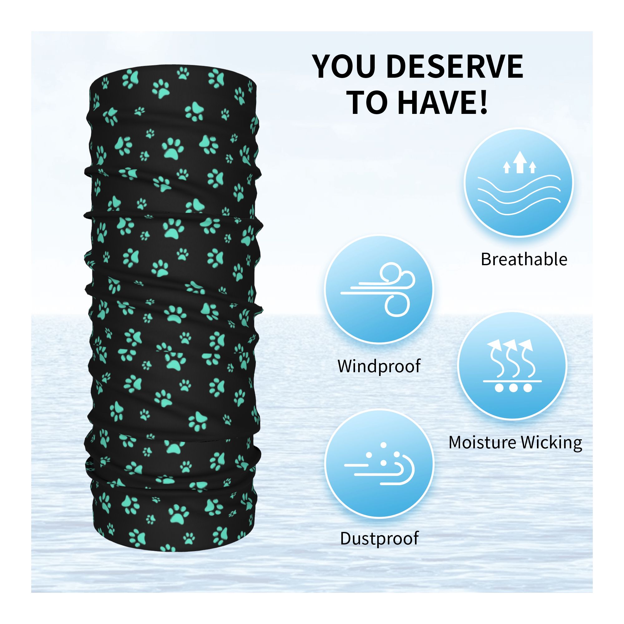 Özel Aqua Köpek Pati Baskı Des - Trekking Gaiters incelemesi ve fiyatı