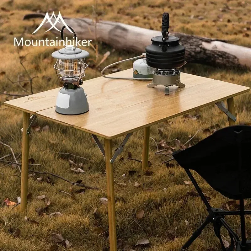 MOUNTAINHIKER 2/3 Bambu Katlan - Outdoor Camping Table With Storage incelemesi ve fiyatı